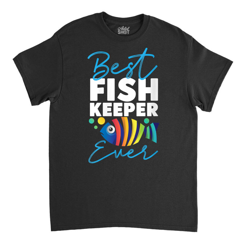 Womens Saltwater Aquarium Rainbow Best Fishkeeper Ever V Neck T Shirt Classic T-shirt by naythendeters2000 | Artistshot