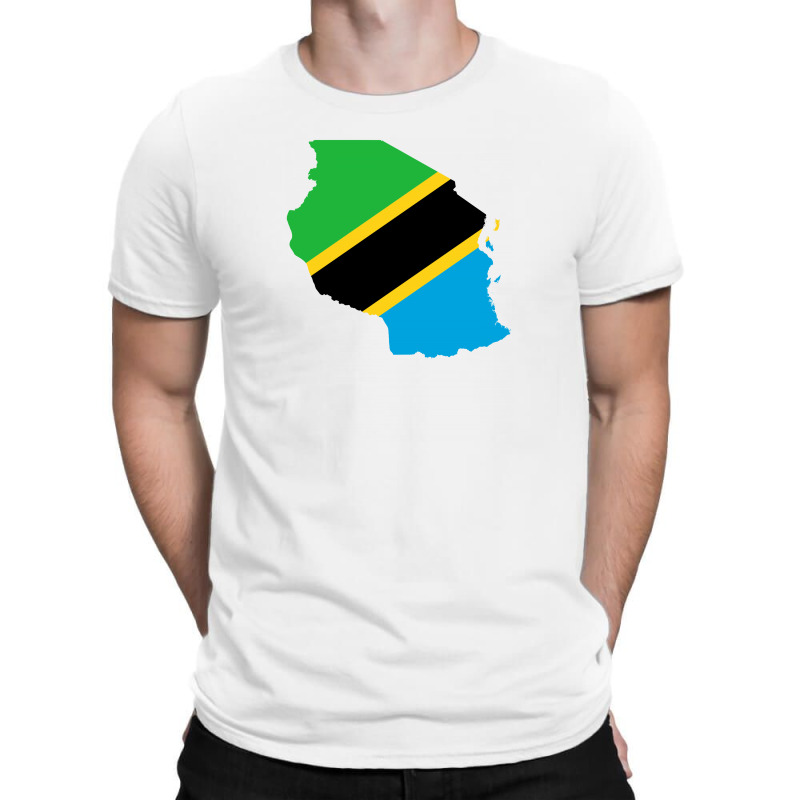 Tanzania Flag Map T-shirt | Artistshot