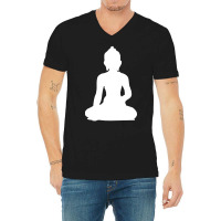 Buddha V-neck Tee | Artistshot
