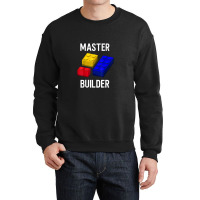 Master Builder Cute Block Building Kids Toys Brick Builders Crewneck Sweatshirt | Artistshot