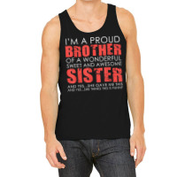 Funny Gifts For Brother From Awesome Sister Tee Birthday T Shirt Tank Top | Artistshot