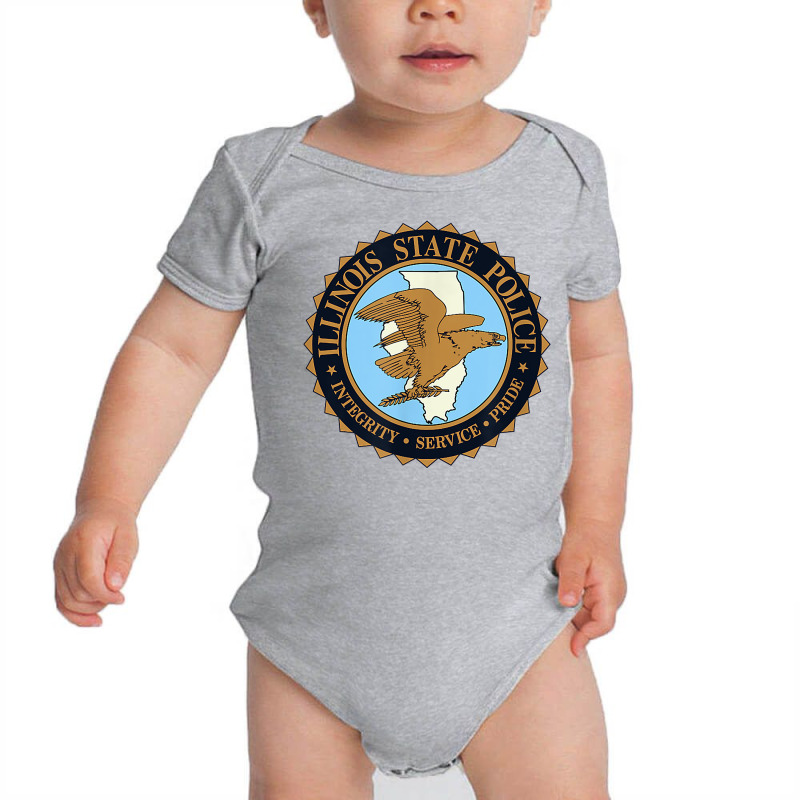 Illinois State Police T Shirt Copy Baby Bodysuit by Sand King | Artistshot