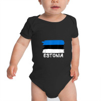 Estonia Baby Bodysuit | Artistshot