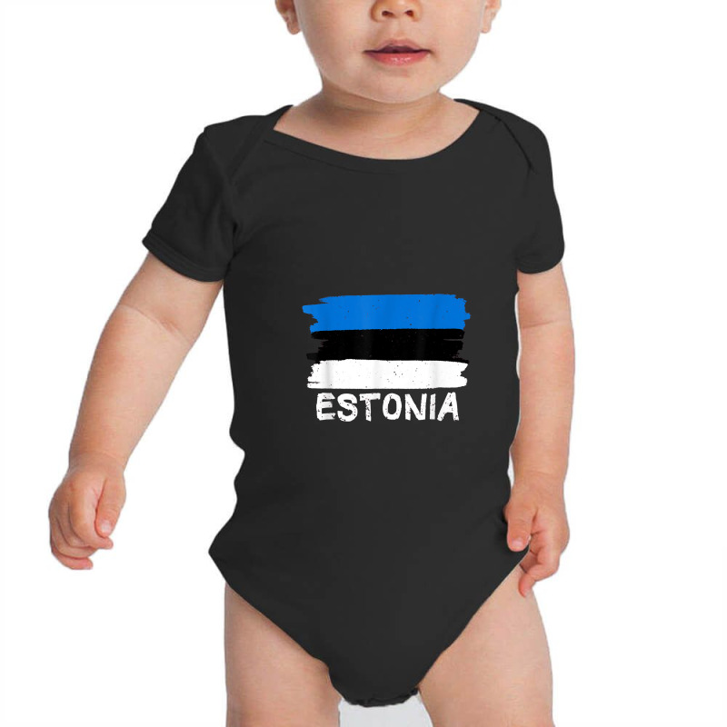 Estonia Baby Bodysuit | Artistshot