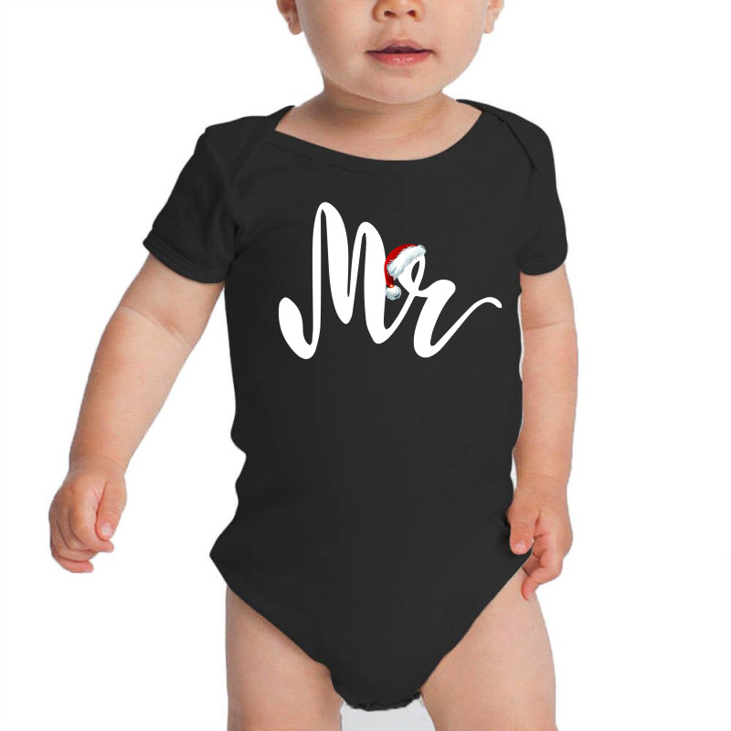 Mr And Mrs Christmas Mr For Dark Baby Bodysuit by autlu2024 | Artistshot