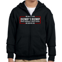 Dump Trump Youth Zipper Hoodie | Artistshot