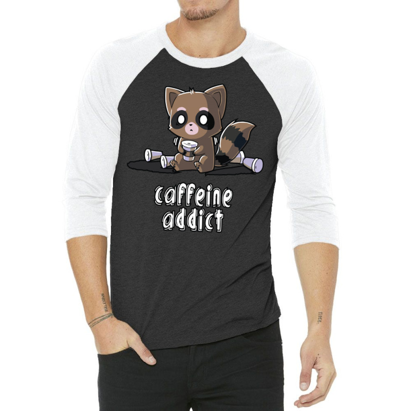 Caffeine Addict (2) 3/4 Sleeve Shirt | Artistshot