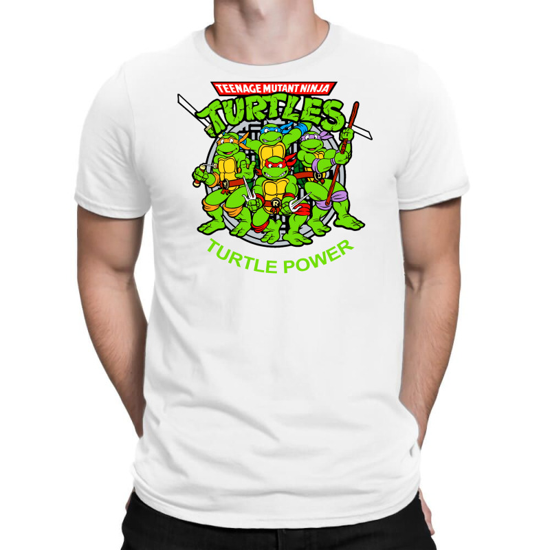 Teenage Mutant Ninja Turtles Mens T-Shirt - TMNT Turtle Power (Small)