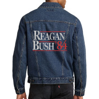 Vintage Reagan Bush 1984 Men Denim Jacket | Artistshot