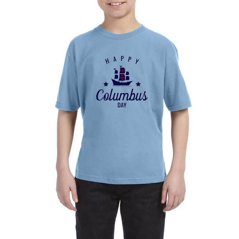 Columbus Day Design Simple Youth Tee by GegmaDesign | Artistshot