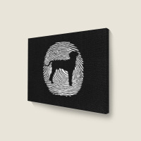 Hanover T  Shirt Hanover Hound D N A Fingerprint I Dog Hanover Hound T Landscape Canvas Print | Artistshot