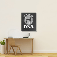 Hanover T  Shirt Hanover Hound It`s In My D N A Fingerprint I Dog Hano Portrait Canvas Print | Artistshot