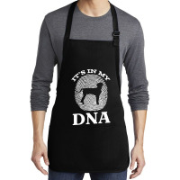 Hanover T  Shirt Hanover Hound It`s In My D N A Fingerprint I Dog Hano Medium-length Apron | Artistshot