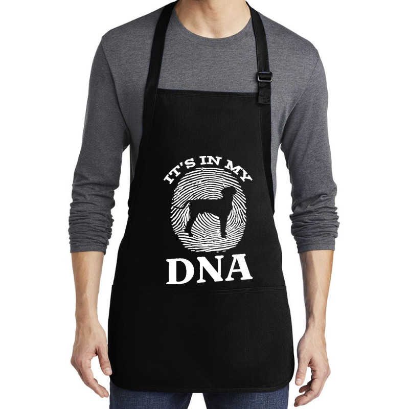 Hanover T  Shirt Hanover Hound It`s In My D N A Fingerprint I Dog Hano Medium-Length Apron by shanie31601 | Artistshot