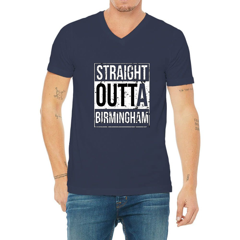 Straight Outta Birmingham V-neck Tee | Artistshot