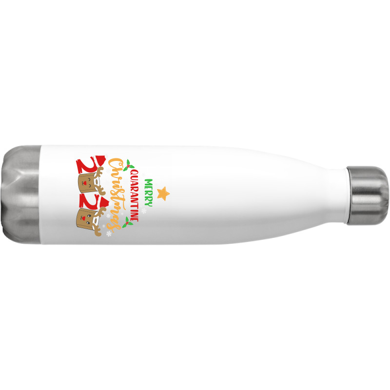 Merry Quarantine Christmas 2020 Stainless Steel Water Bottle | Artistshot