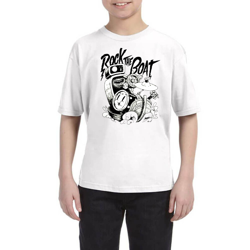 Rock N Roll Music Youth Tee by zig street | Artistshot