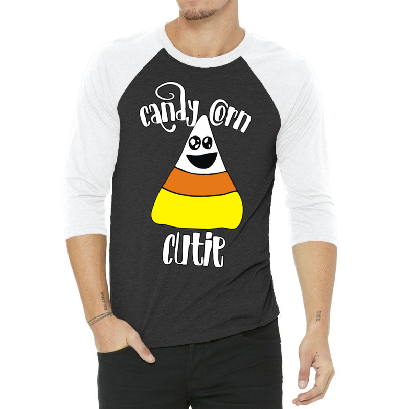 Candy Corn Cutie For Halloween 3/4 Sleeve Shirt | Artistshot