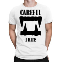 Careful I Bite Halloween M T-shirt | Artistshot