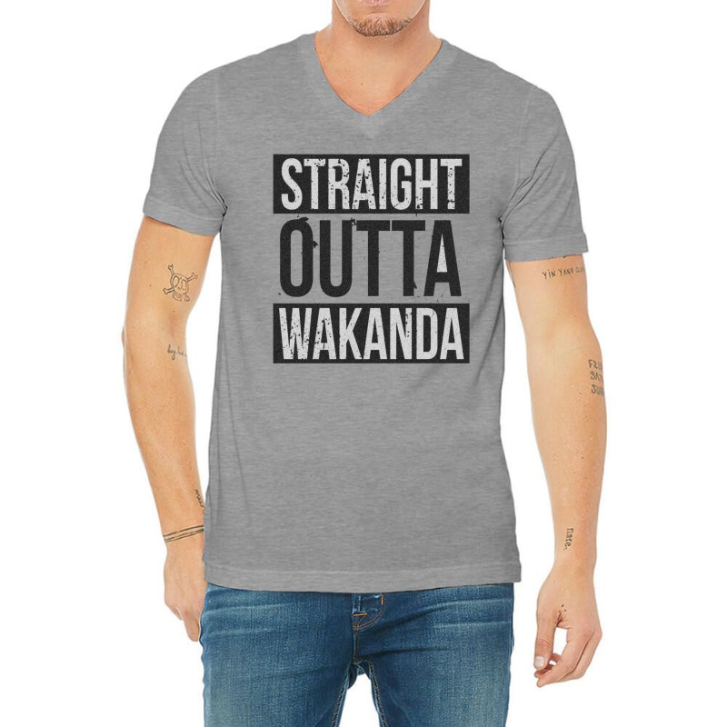 Straight Outta  Africa V-Neck Tee by zig street | Artistshot