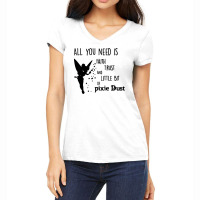 Tinkerbell Women's V-neck T-shirt | Artistshot