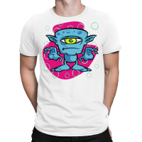 Cartoon One Eyed Space Monster T-shirt | Artistshot