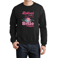 Womens Goodbye Tension Hello Pension Retirement Decorations Designs Crewneck Sweatshirt | Artistshot