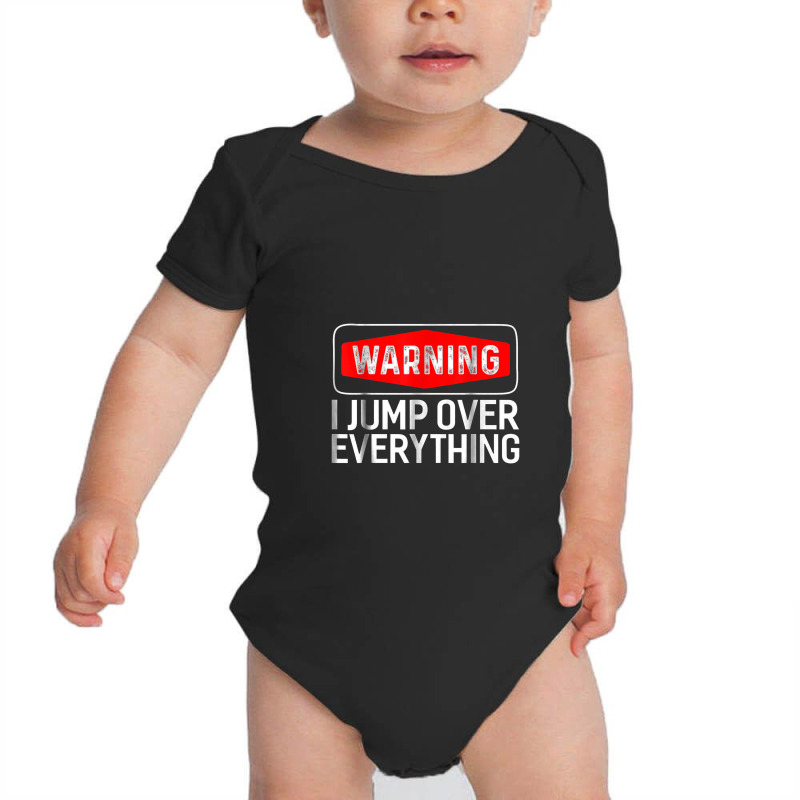 Parkour Warning I Jump Over Everything Free Running Baby Bodysuit by hajarbor | Artistshot