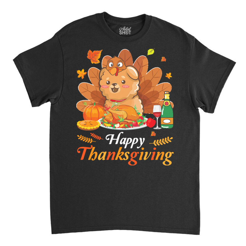 Chow Chow Happy Thanksgiving Christmas T  Shirt Chow Chow Turkey Costu Classic T-shirt | Artistshot