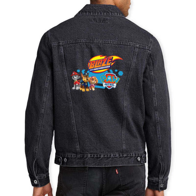 Blaze And The Monster Machines Men Denim Jacket by forisanih | Artistshot