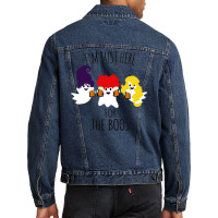 I'm Just Here For The Boos Men Denim Jacket | Artistshot