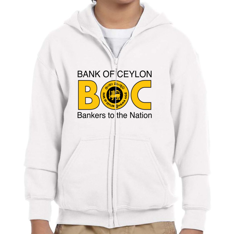 Bank Of Ceylon Youth Zipper Hoodie by atip | Artistshot