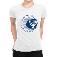 Bank Of Israel Seal Ladies Fitted T-shirt | Artistshot