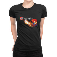 Thundercats 80s Cartonn Ladies Fitted T-shirt | Artistshot