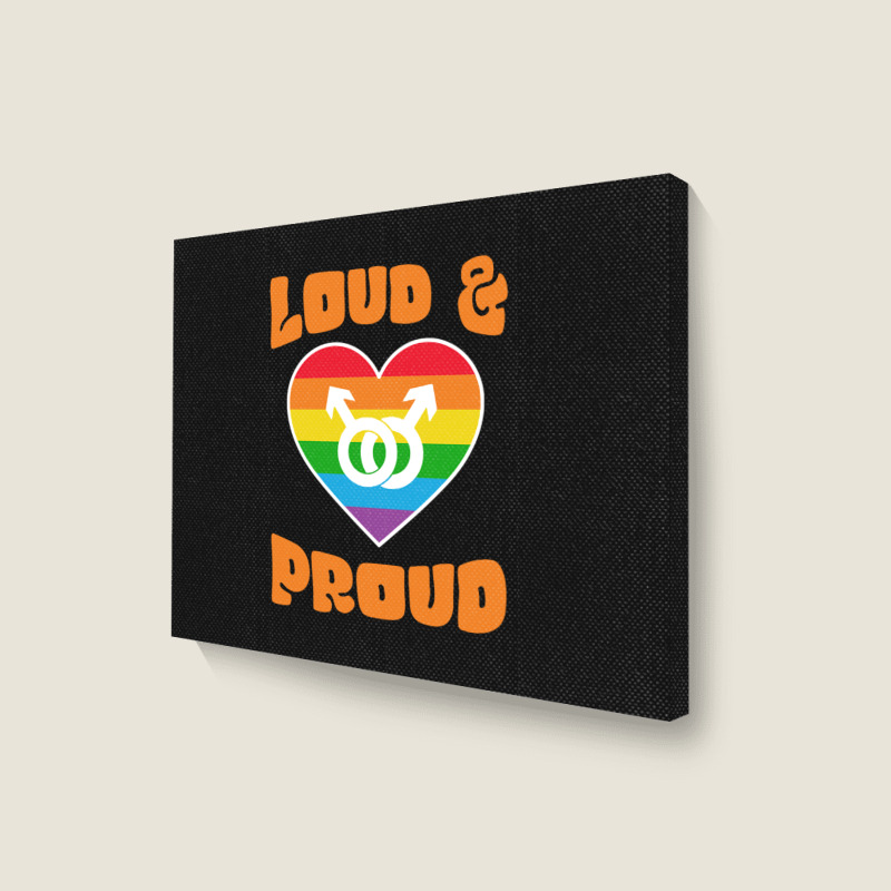 Loud And Proud Lgbtq Pride Month 2022 Landscape Canvas Print | Artistshot