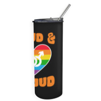 Loud And Proud Lgbtq Pride Month 2022 Skinny Tumbler | Artistshot