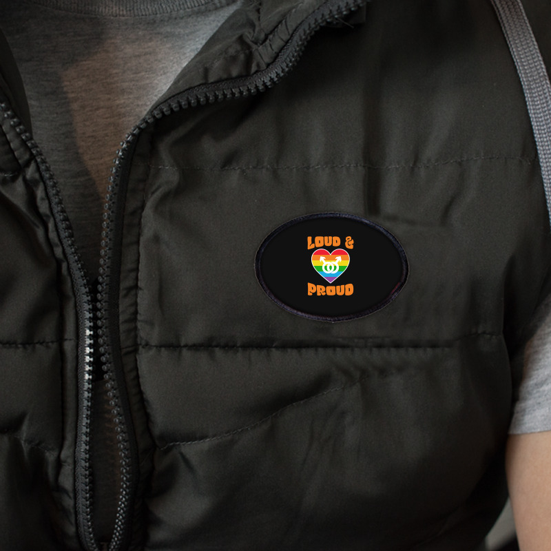 Loud And Proud Lgbtq Pride Month 2022 Oval Patch | Artistshot