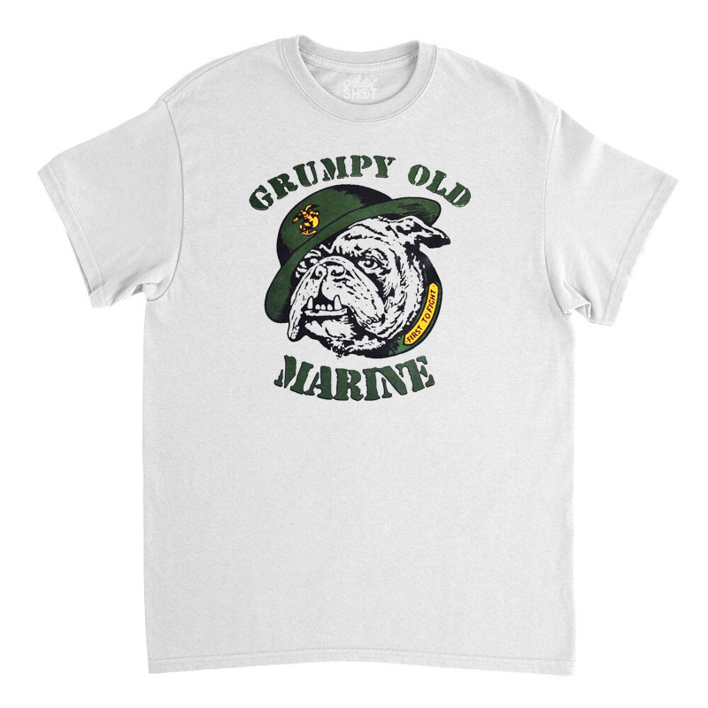 Grumpy Old Marine Classic T-shirt by Bogaya | Artistshot