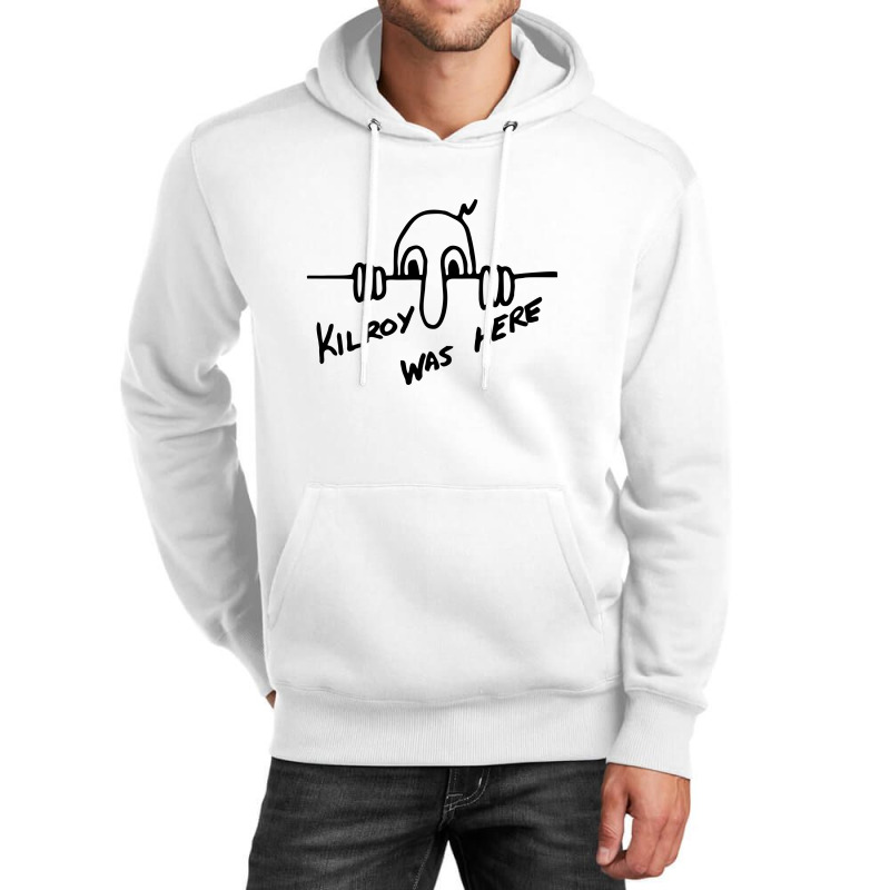 Meme Kilroy Was Here Unisex Hoodie by humanitra | Artistshot