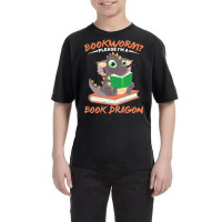 Book Dragon T  Shirt Librarian Reader Funny Bookworm Magical Animal Bo Youth Tee | Artistshot