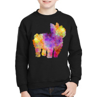 Dogs Lovers T  Shirt Yorkshire Terrier In Watercolor T  Shirt Youth Sweatshirt | Artistshot