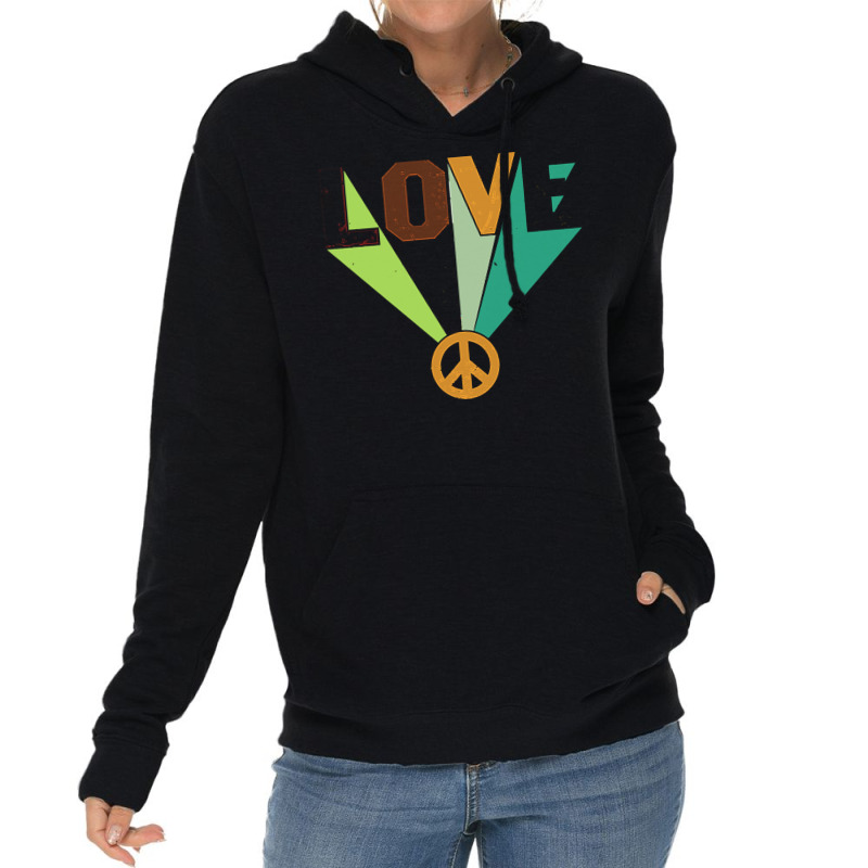 Hippie Peace Love T  Shirt Love Peace T  Shirt Lightweight Hoodie by vivaciouslimb | Artistshot