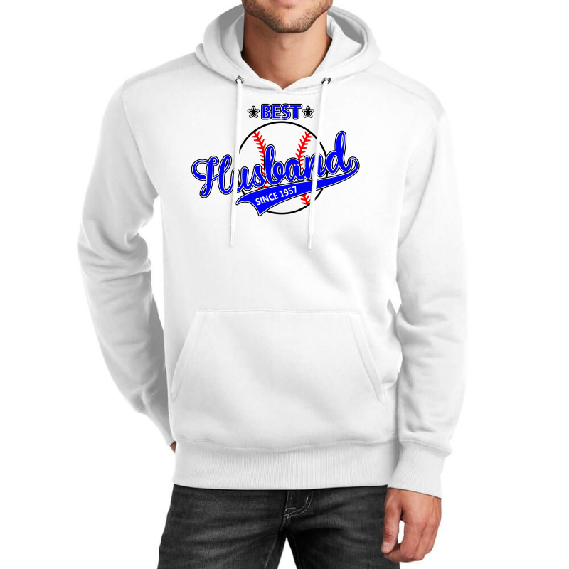 Best Husband Since 1957 - Baseball Husband Unisex Hoodie | Artistshot