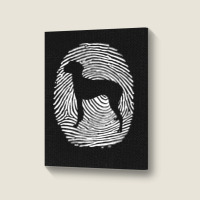 Hygenhund T  Shirt Hygenhund D N A Fingerprint I Dog Hygenhund T  Shir Portrait Canvas Print | Artistshot