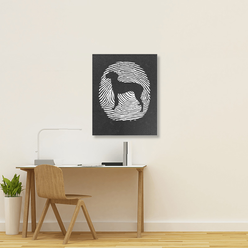 Hygenhund T  Shirt Hygenhund D N A Fingerprint I Dog Hygenhund T  Shir Portrait Canvas Print by vivaciouslimb | Artistshot