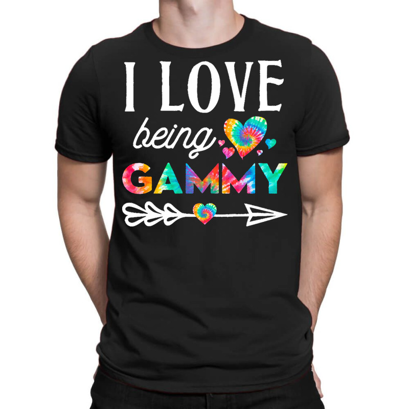 I Love Being Gammy T  Shirt I Love Being Gammy Tie Dye Grandma Family T-Shirt by vivaciouslimb | Artistshot