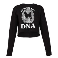 Icelandic T  Shirt Icelandic Sheepdog It`s In My D N A T  Shirt (1) Cropped Sweater | Artistshot