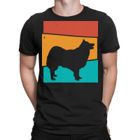 Icelandic T  Shirt Retro Dog Icelandic Sheepdog T  Shirt T-shirt | Artistshot