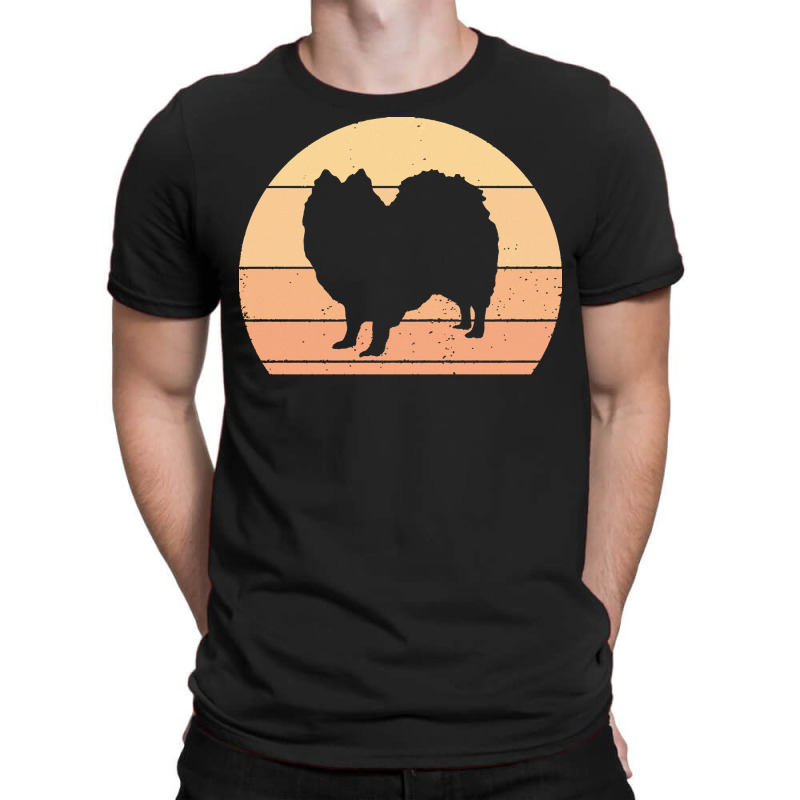 Indian T  Shirt Retro Sunset Indian Spitz T  Shirt T-Shirt by vivaciouslimb | Artistshot