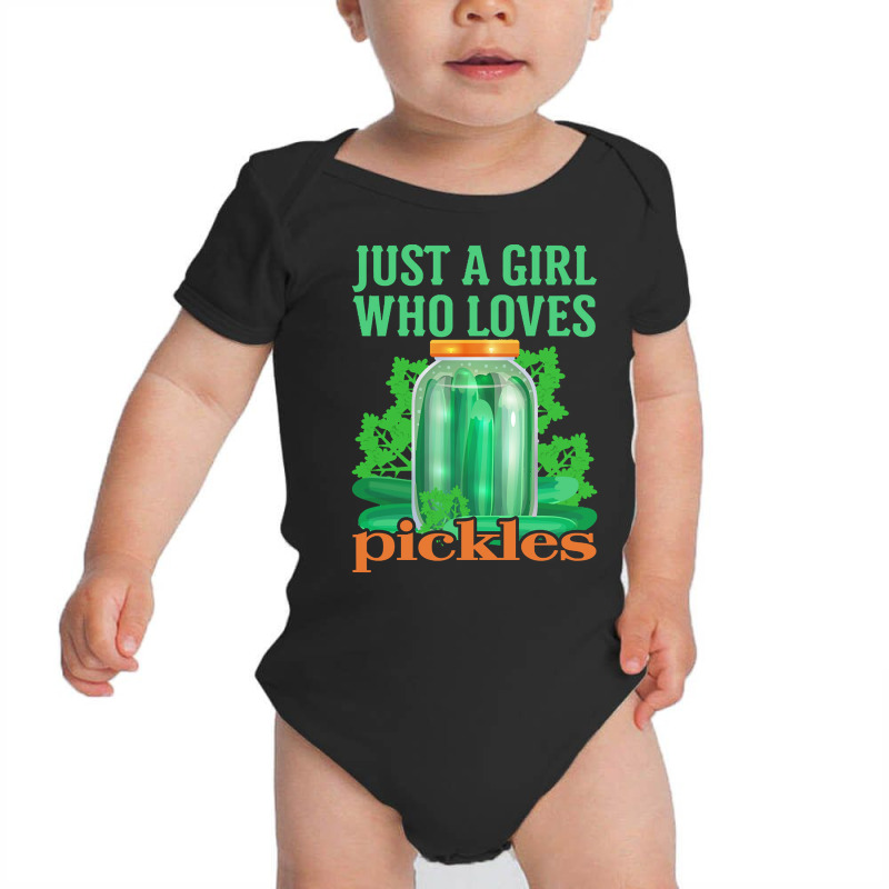 Cucumber T  Shirt Pickle Cucumber Vegan Girl T  Shirt (1) Baby Bodysuit by alexandraturner348 | Artistshot